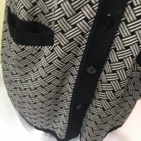 Dana Bachman Vintage Silk Knit Cardigan Sweater Jacket Pockets Buttons Preppy M - Picture 11 of 16